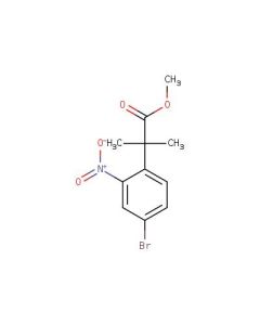 Astatech METHYL 2-(4-BROMO-2-NITROPHENYL)-2-METHYLPROPANOATE; 0.25G; Purity 95%; MDL-MFCD29053109